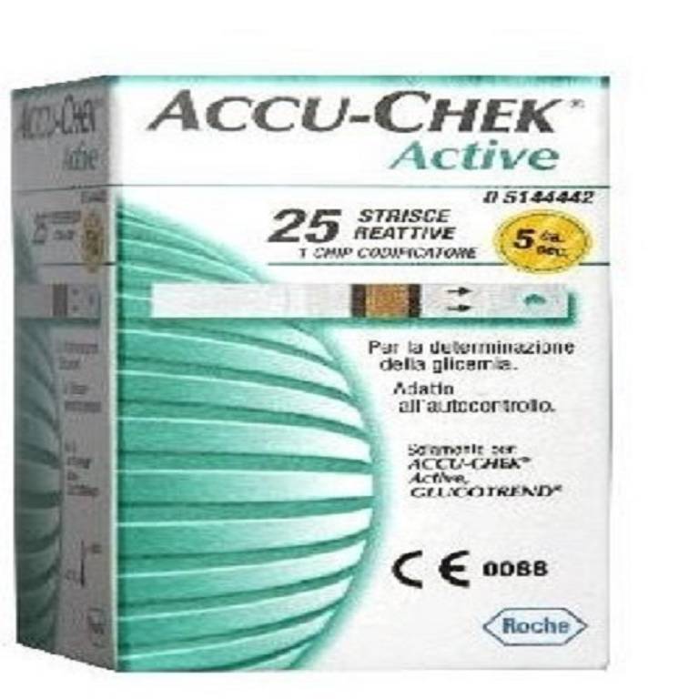 ACCU-CHEK ACTIVE PLASMA 25STR