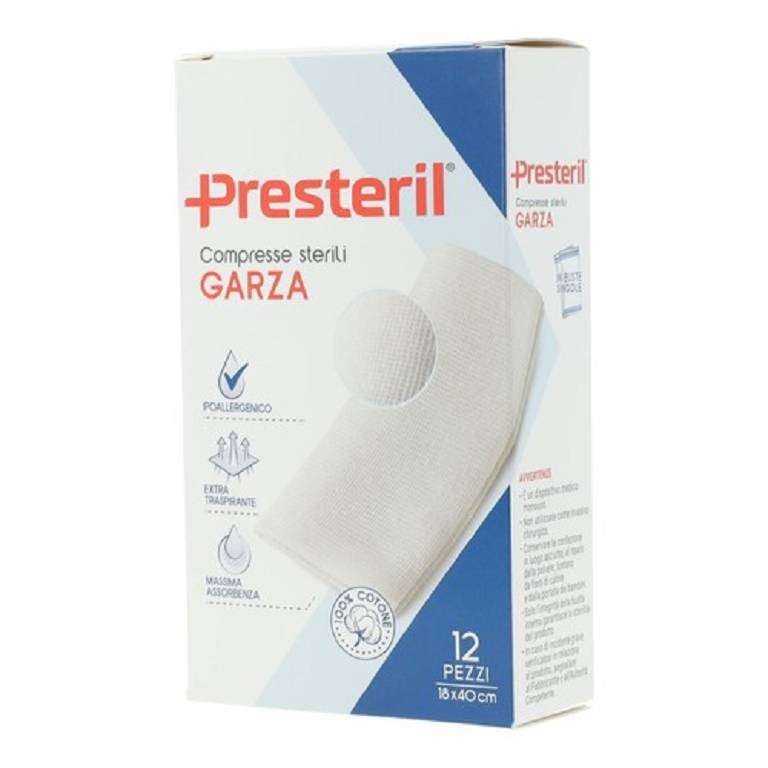 GARZA MEDIPRESTERIL 12/8 18X40