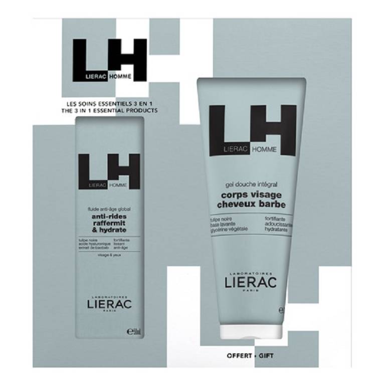 LIERAC HOMME SET IDRAT GEL+3I1