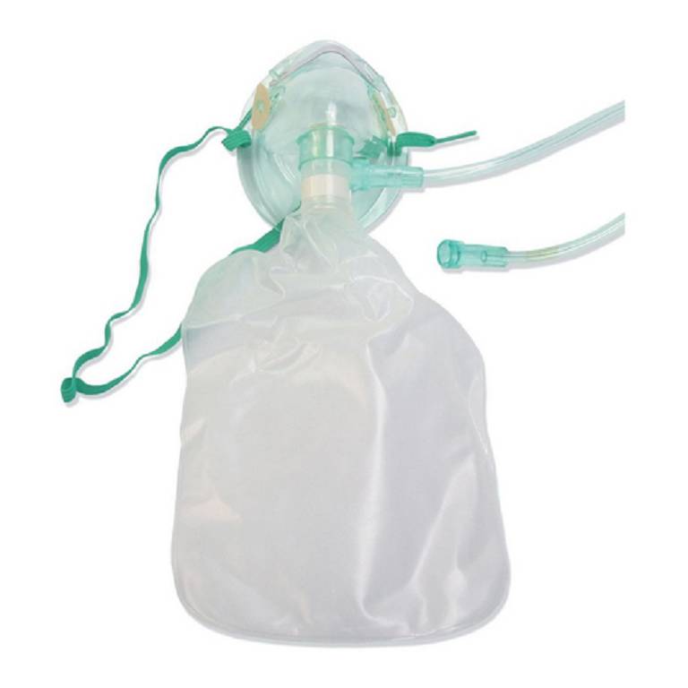MASCHERA OSSIGENO+TUBO+RESBABY
