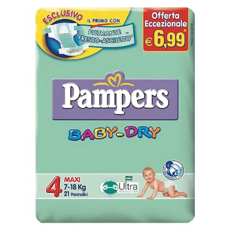 PAMPERS BD MAXI 21PZ